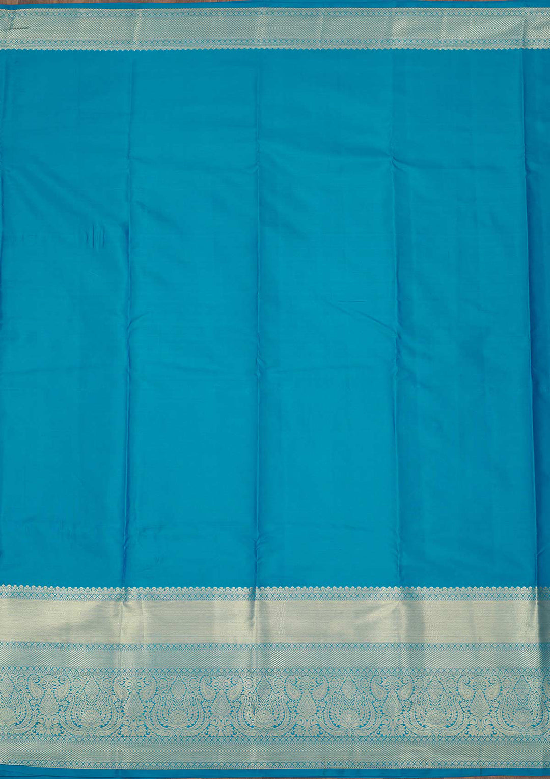 Blue Zariwork Pure Silk Saree