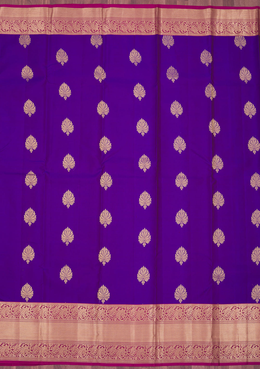 Blue Zariwork Pure Silk Saree