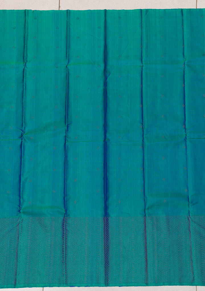 Blue Zariwork Pure Silk Saree
