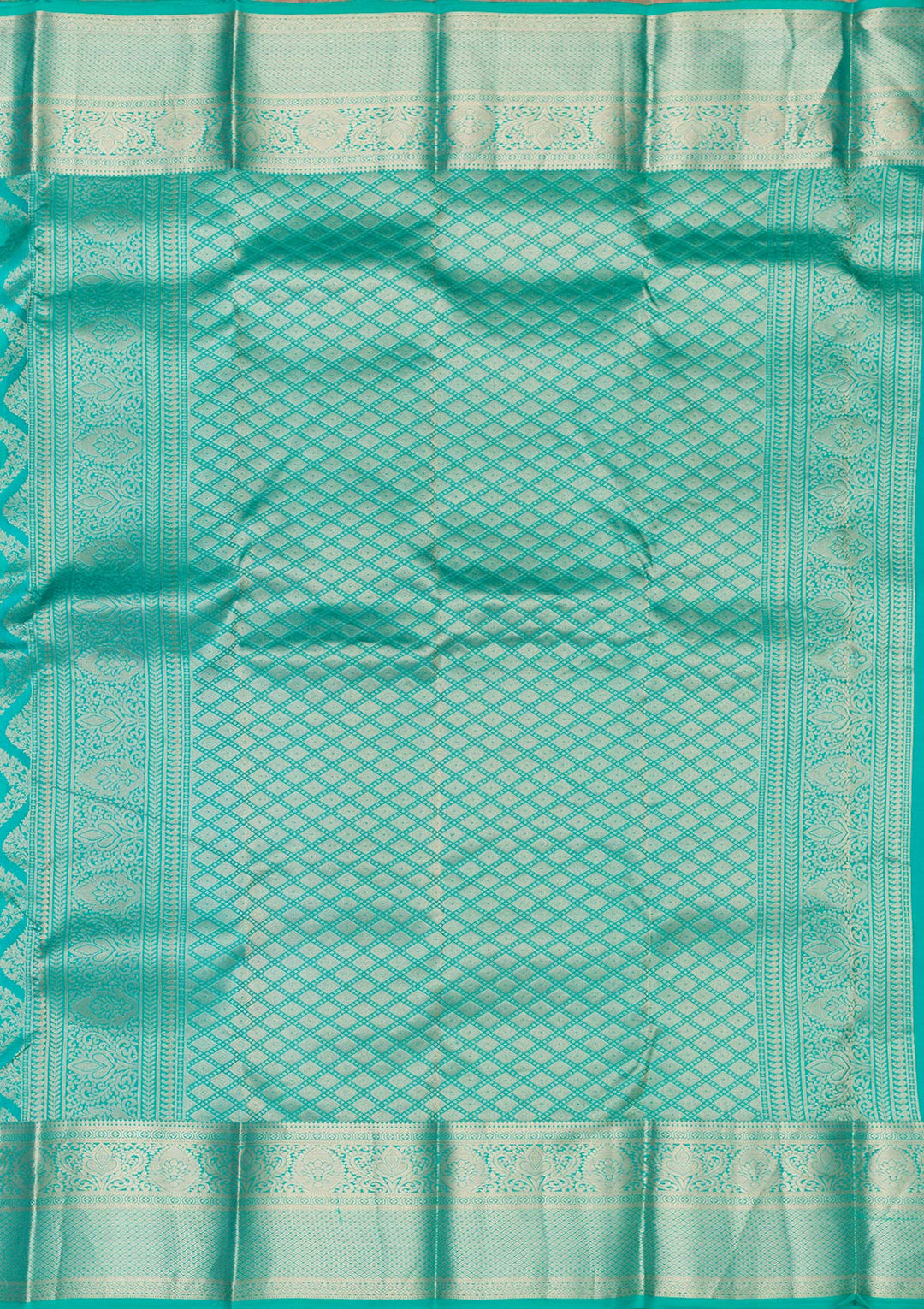Blue Zariwork Pure Silk Saree