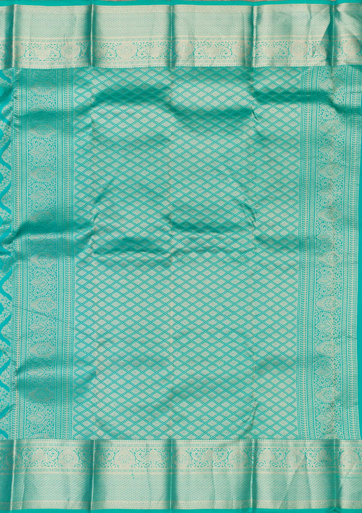 Blue Zariwork Pure Silk Saree