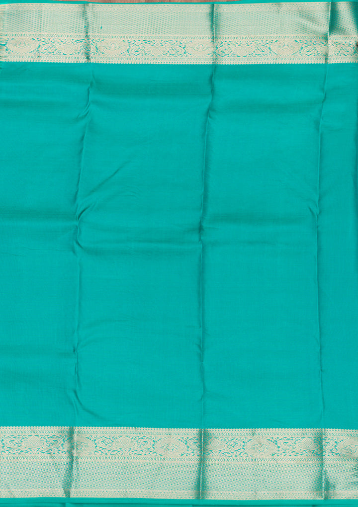 Blue Zariwork Pure Silk Saree