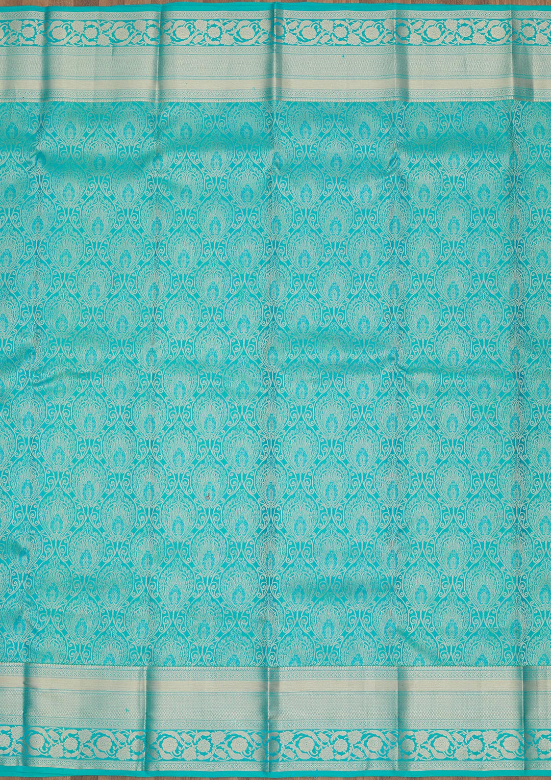 Blue Zariwork Pure Silk Saree