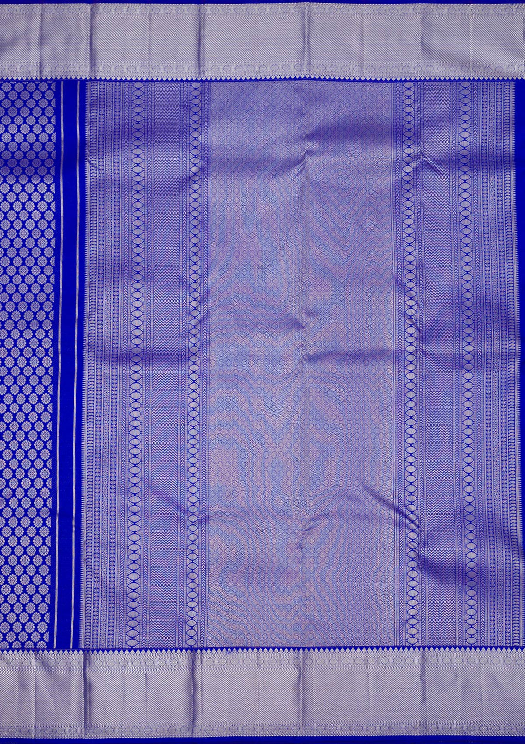 Blue Zariwork Pure Silk Saree