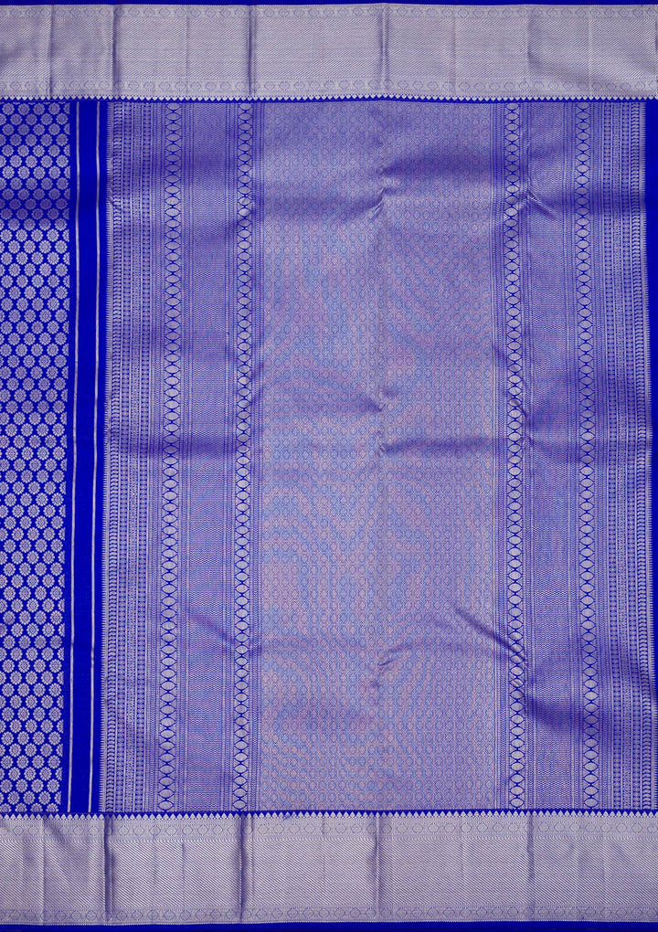 Blue Zariwork Pure Silk Saree