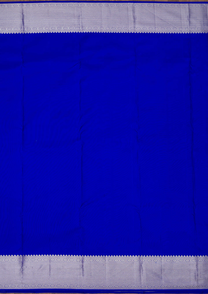 Blue Zariwork Pure Silk Saree