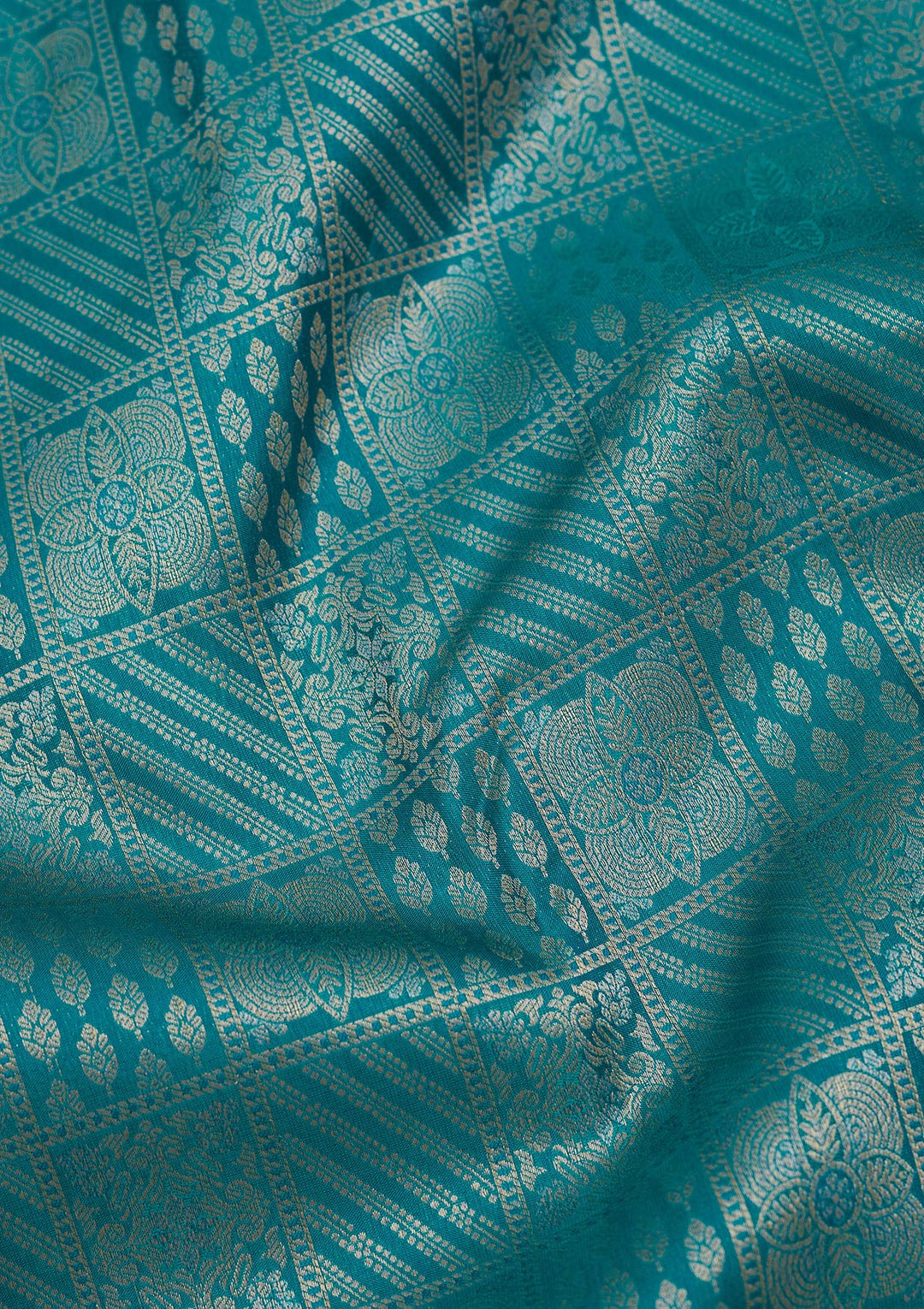Blue Zariwork Pure Silk Saree
