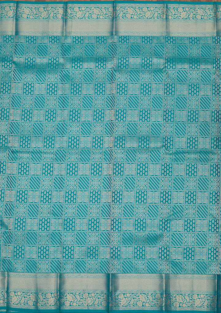 Blue Zariwork Pure Silk Saree