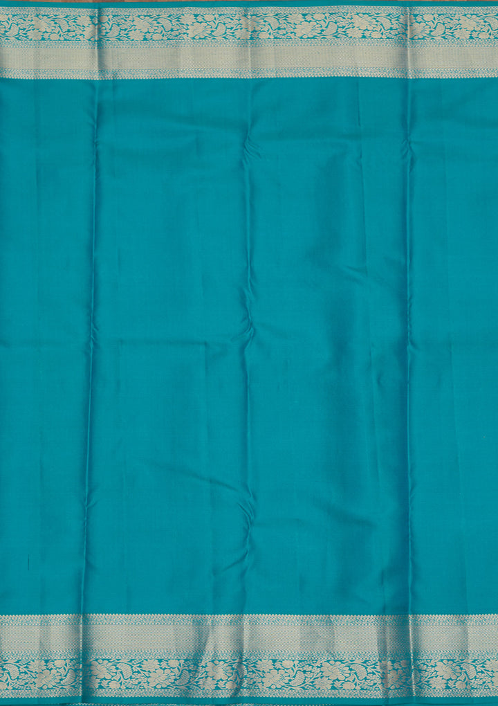 Blue Zariwork Pure Silk Saree