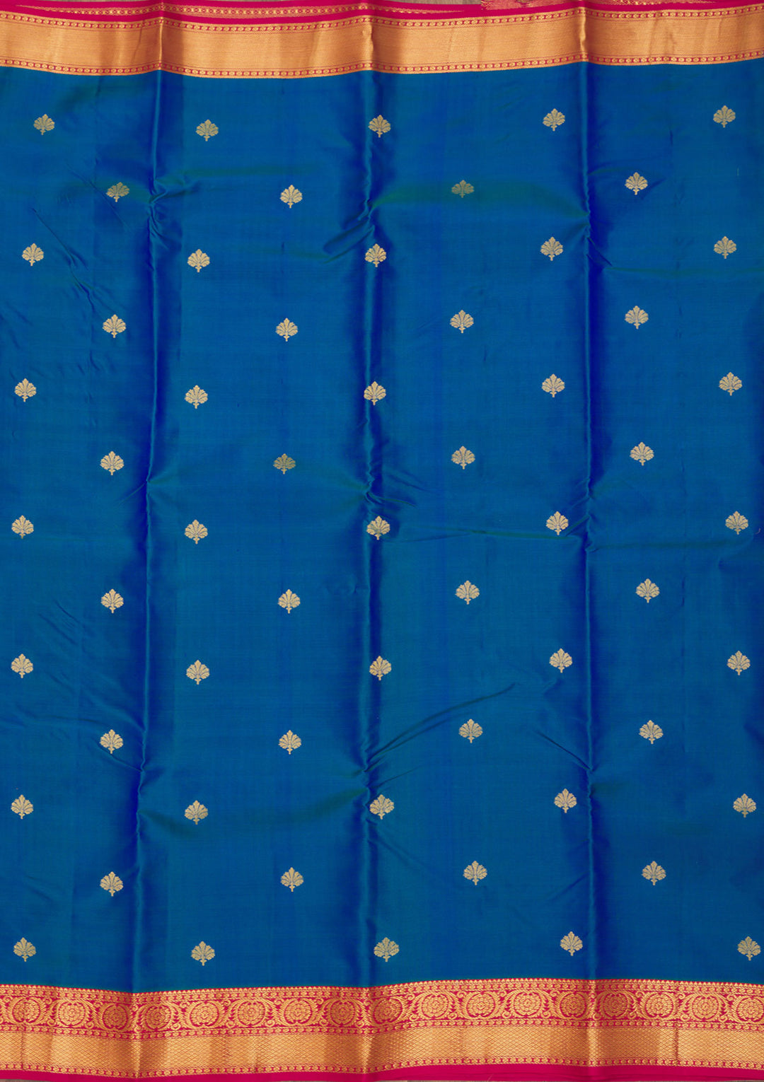 Blue Zariwork Pure Silk Saree