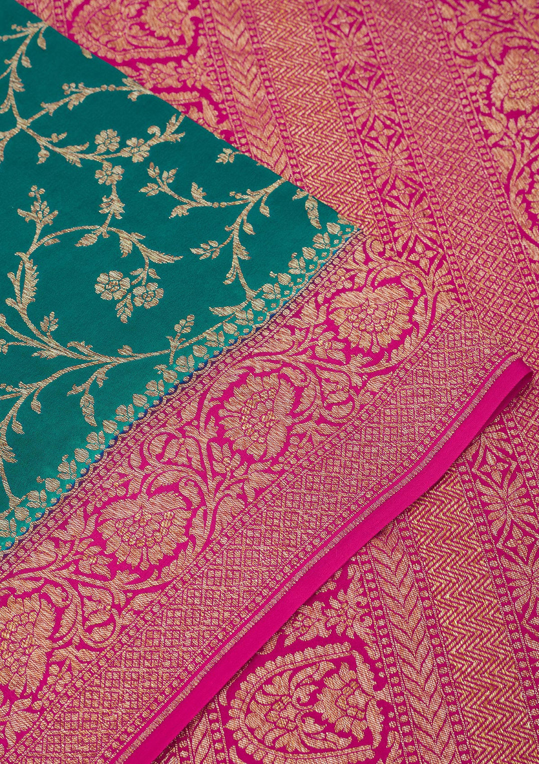 Blue Zariwork Pure Silk Saree