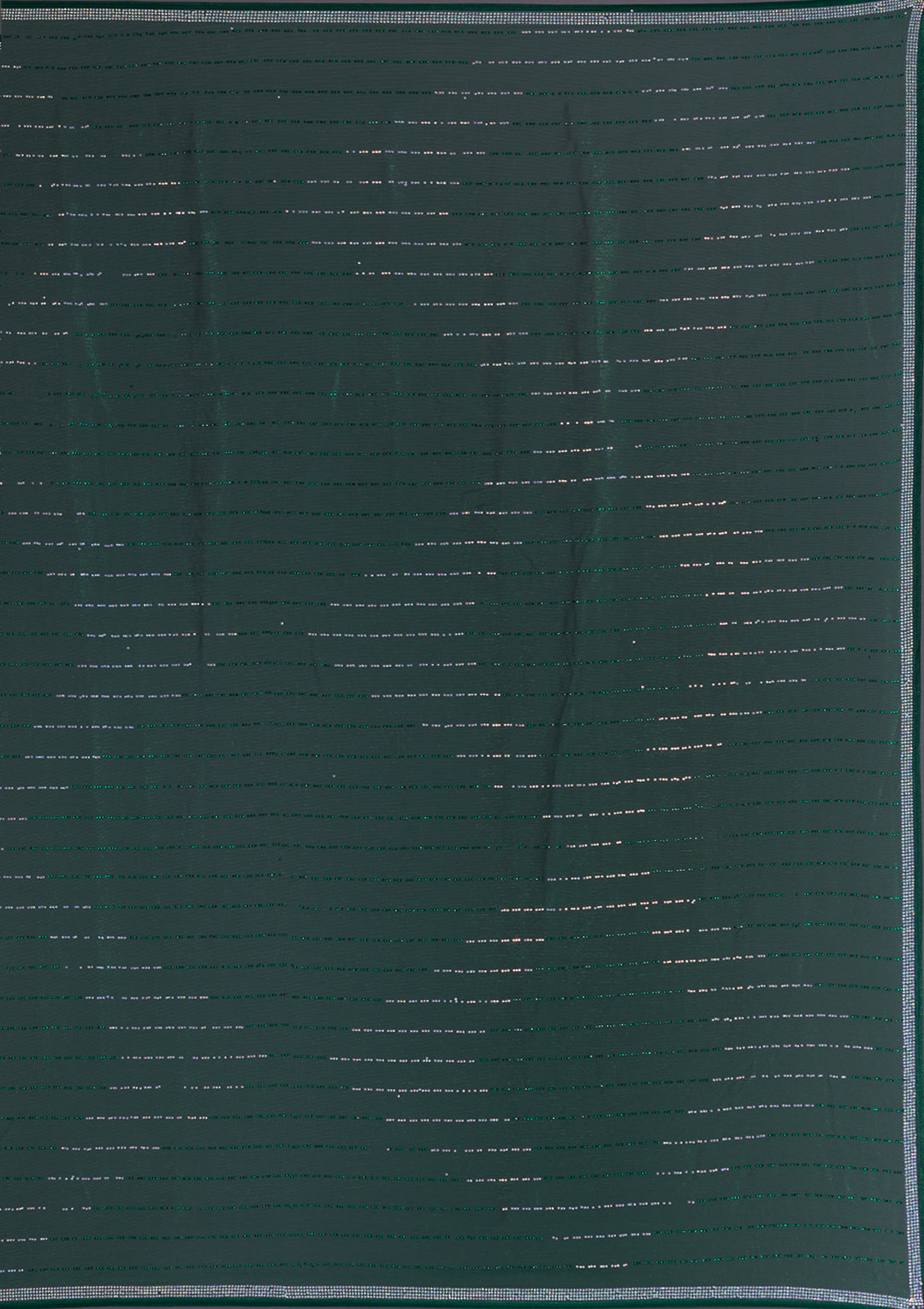 Bottle Green Swarovski Satin Saree
