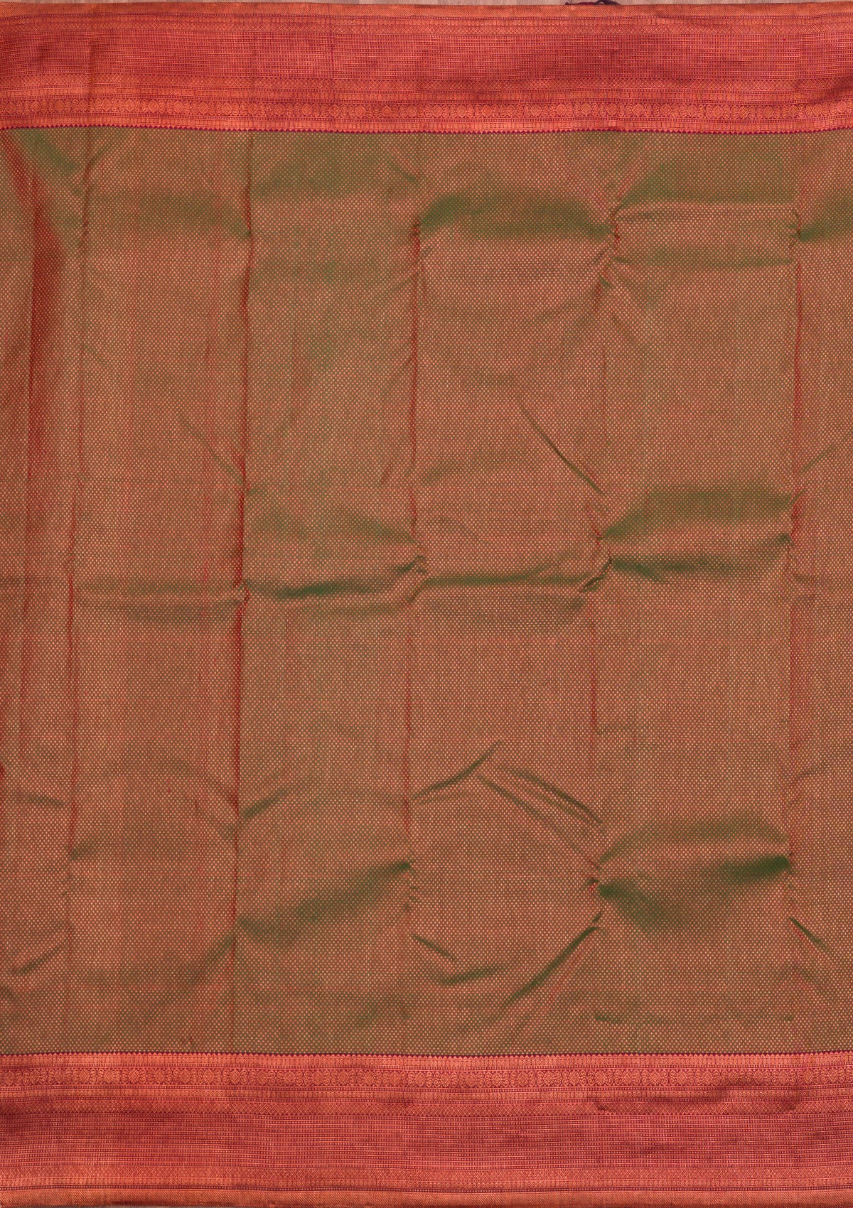 Bottle Green Zariwork Pure Silk Saree