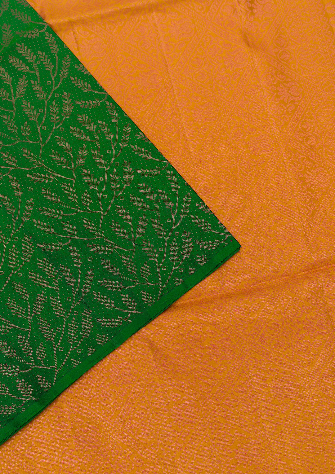 Bottle Green Zariwork Pure Silk Saree