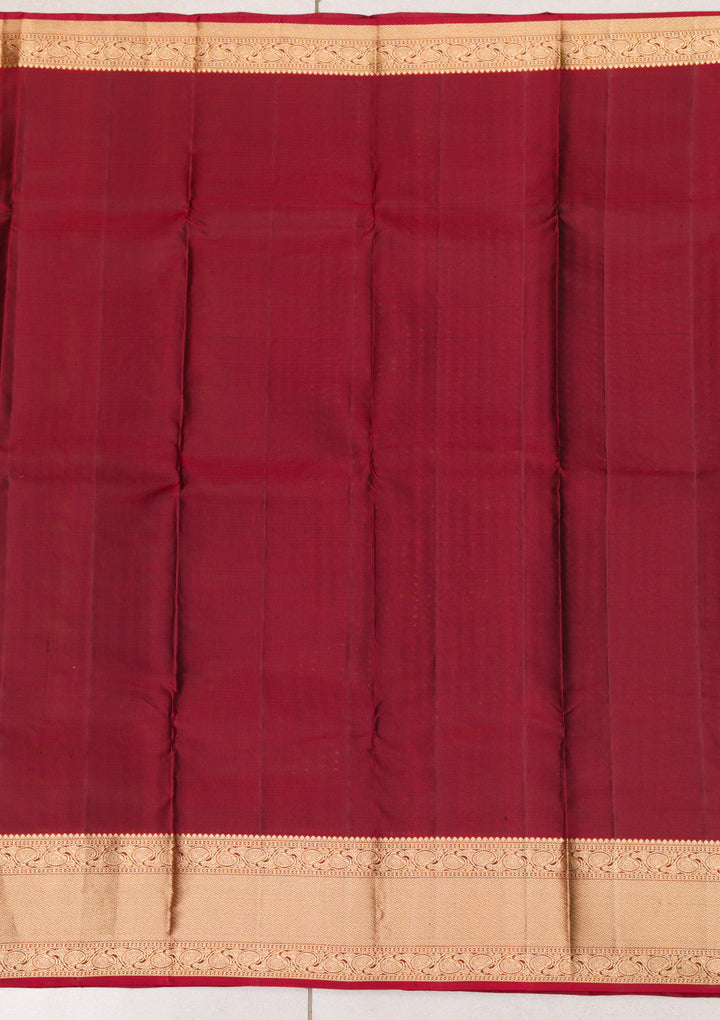 Bottle Green Zariwork Banarasi Pure Silk Saree