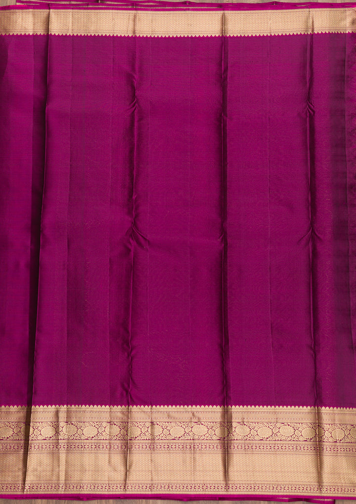 Bottle Green Zariwork Banarasi Pure Silk Saree