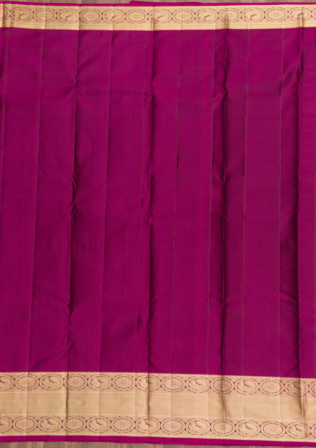 Bottle Green Zariwork Pure Silk Saree