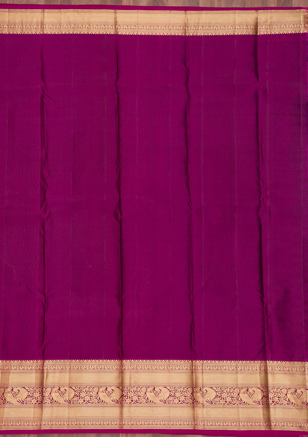 Bottle Green Zariwork Pure Silk Saree