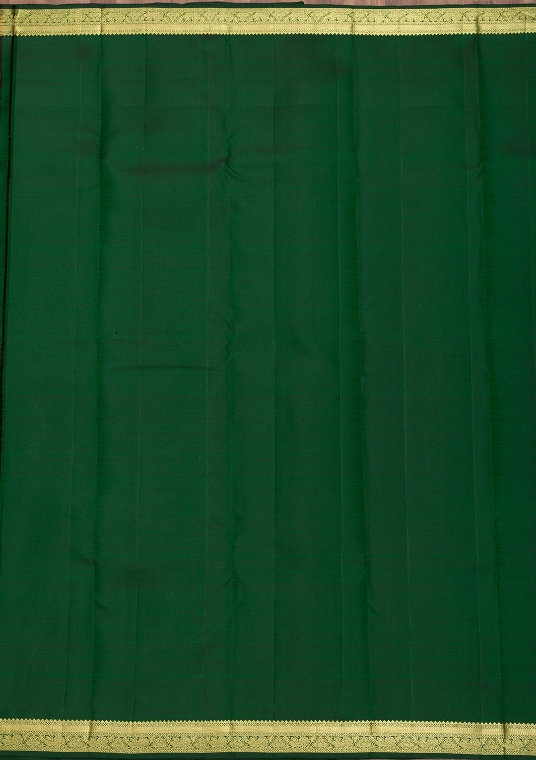 Bottle Green Zariwork Kanjivaram Pure Silk Saree