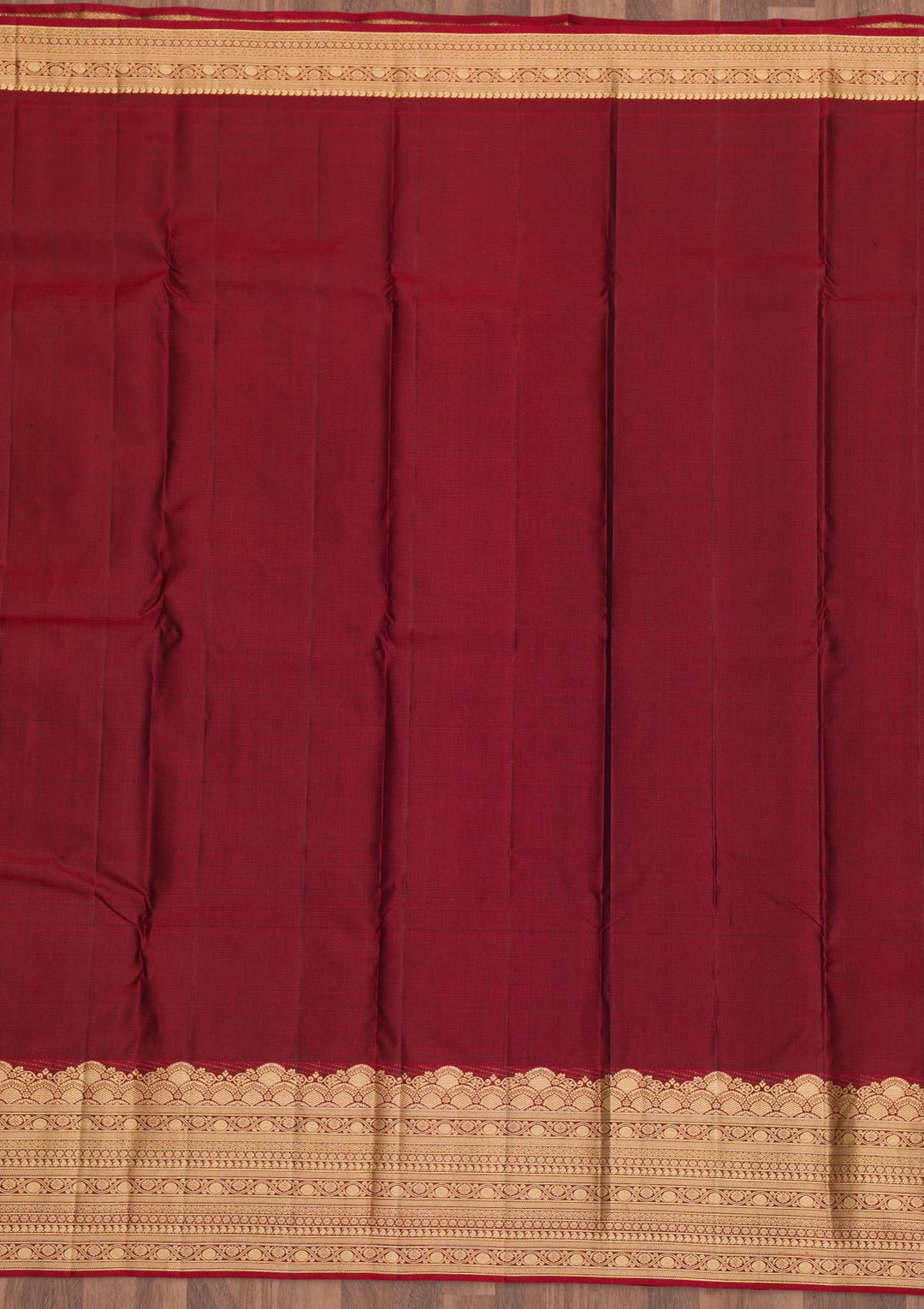 Bottle Green Zariwork Pure Silk Saree