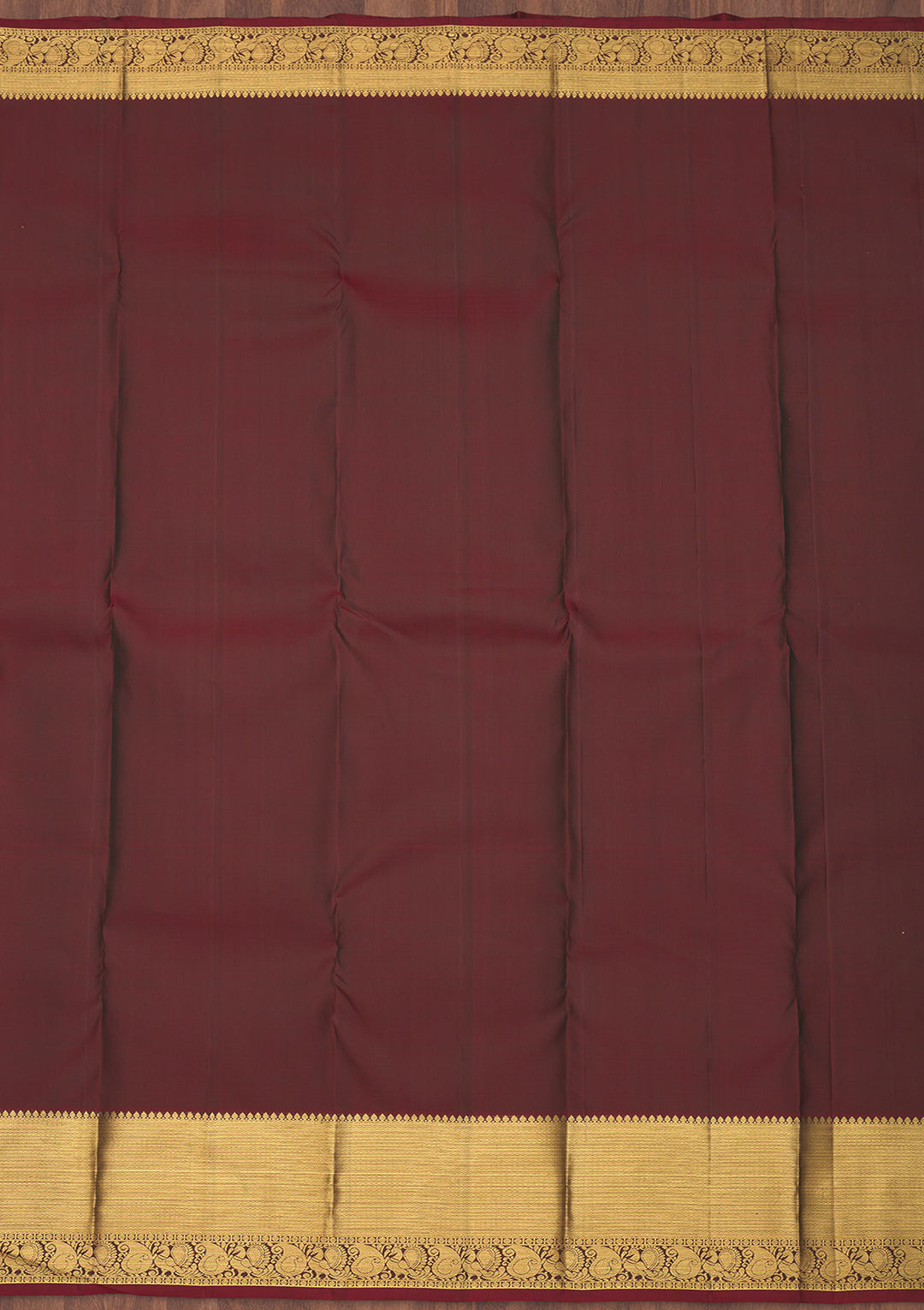 Bottle Green Zariwork Pure Silk Saree