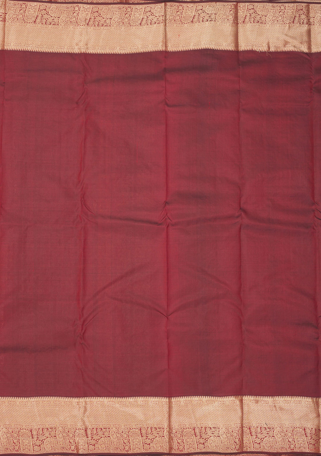 Brown Zariwork Pure Silk Saree