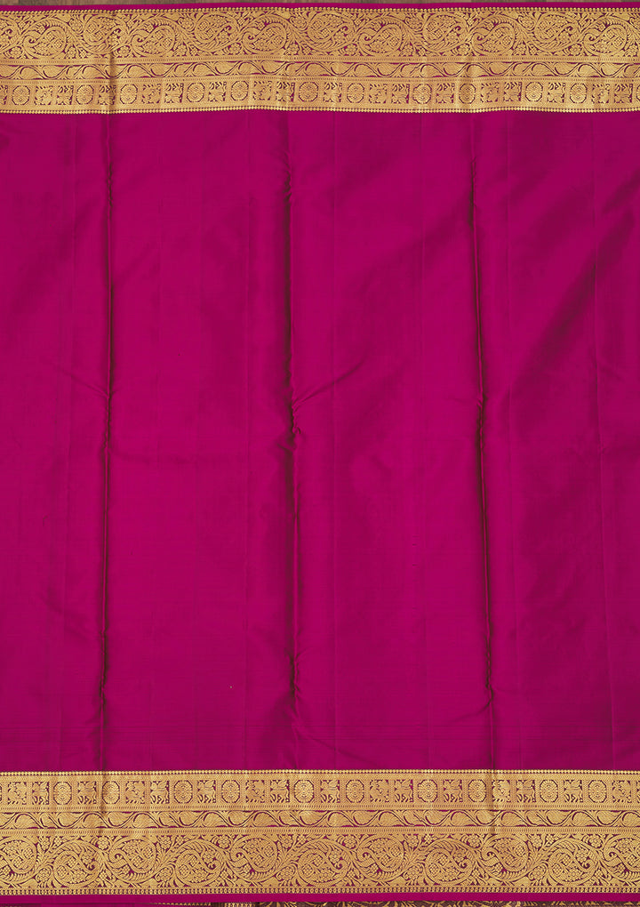 Brown Zariwork Pure Silk Saree