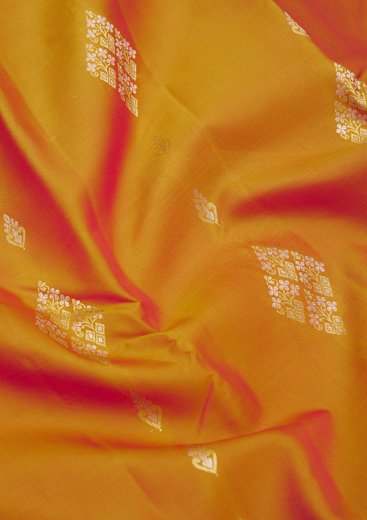 Brown Zariwork Pure Silk Saree