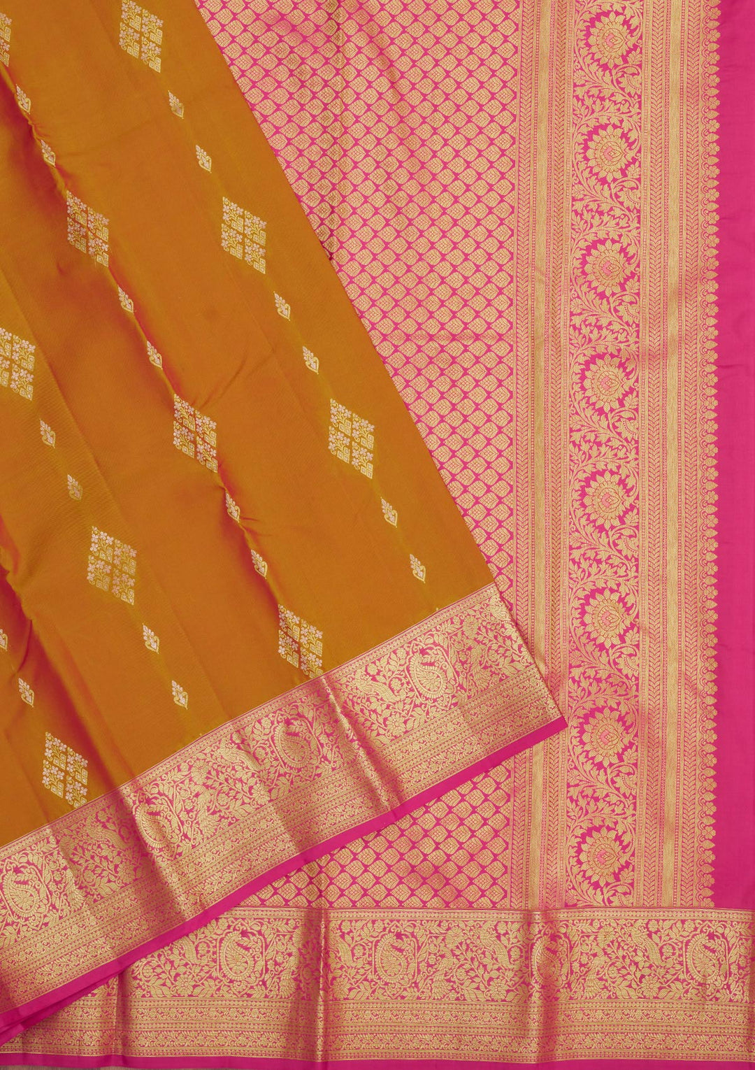 Brown Zariwork Pure Silk Saree
