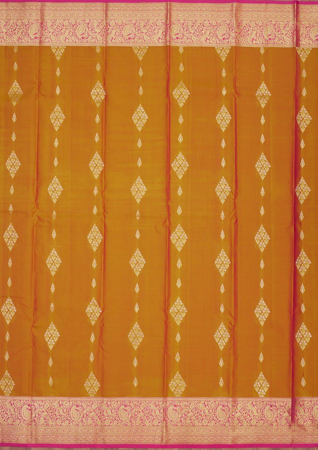 Brown Zariwork Pure Silk Saree