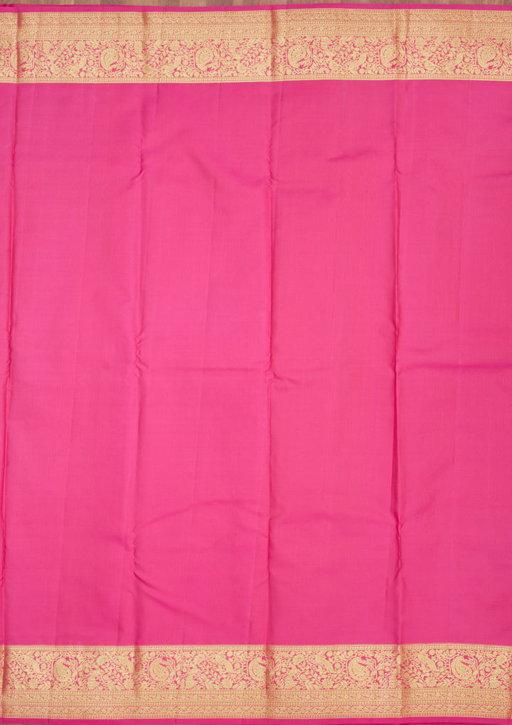 Brown Zariwork Pure Silk Saree