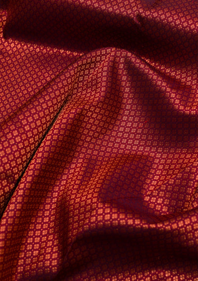 Brown Zariwork Pure Silk Saree