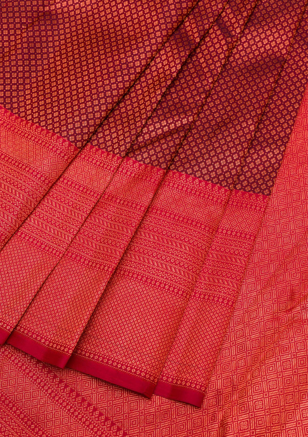 Brown Zariwork Kanjivaram Pure Silk Saree