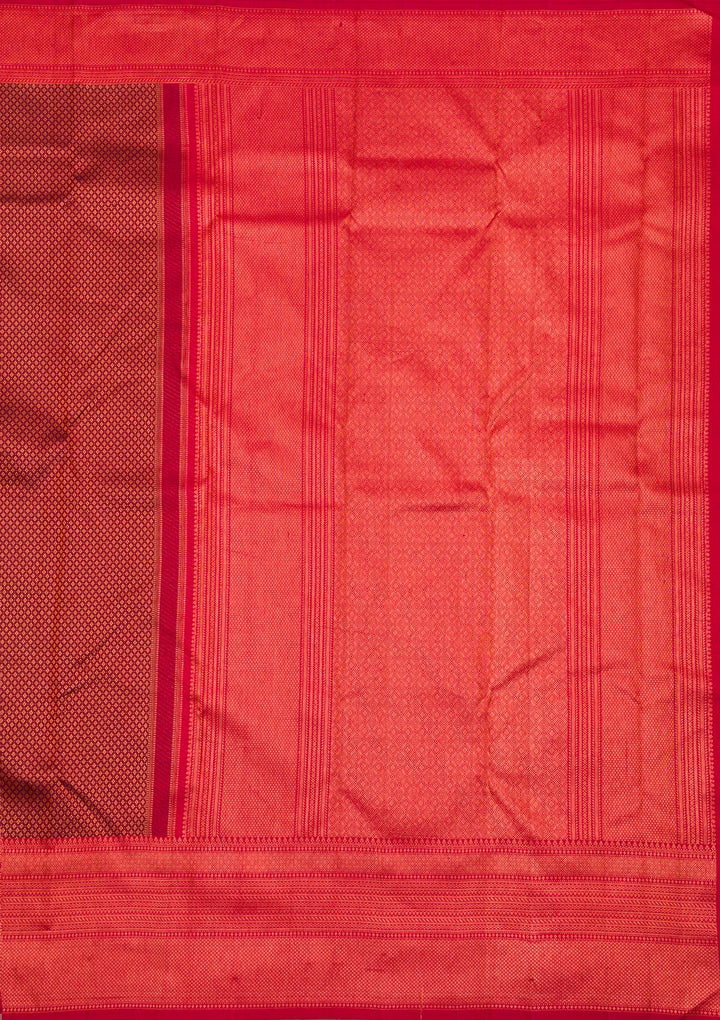 Brown Zariwork Kanjivaram Pure Silk Saree