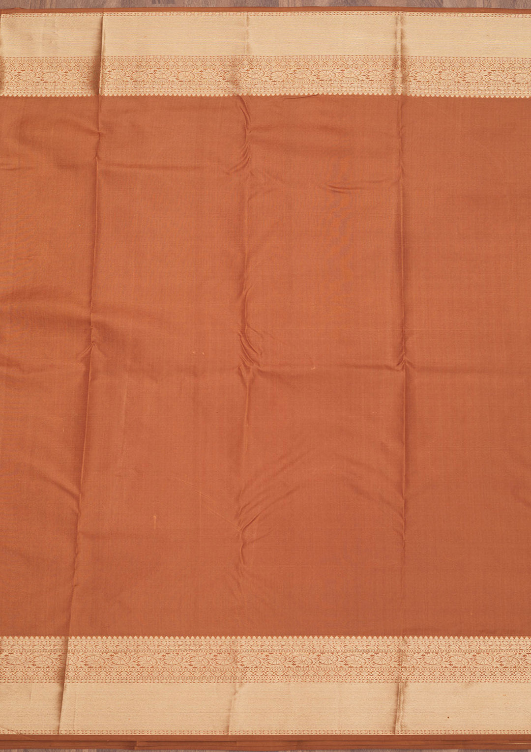 Brown Zariwork Pure Silk Saree