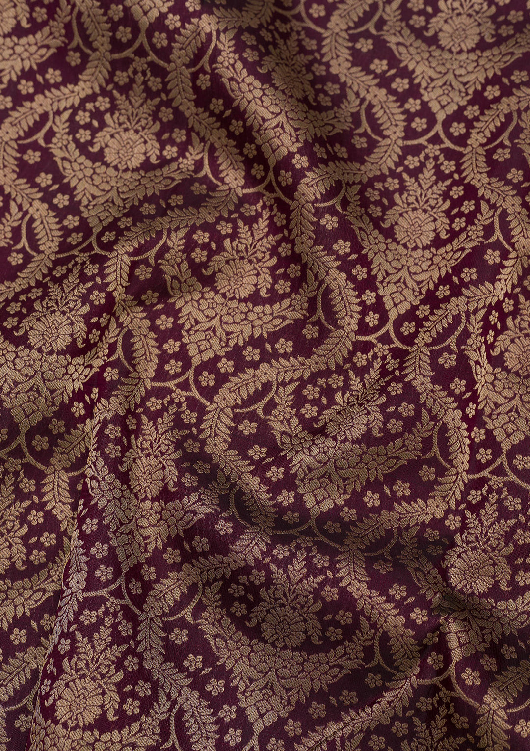 Brown Zariwork Pure Silk Saree