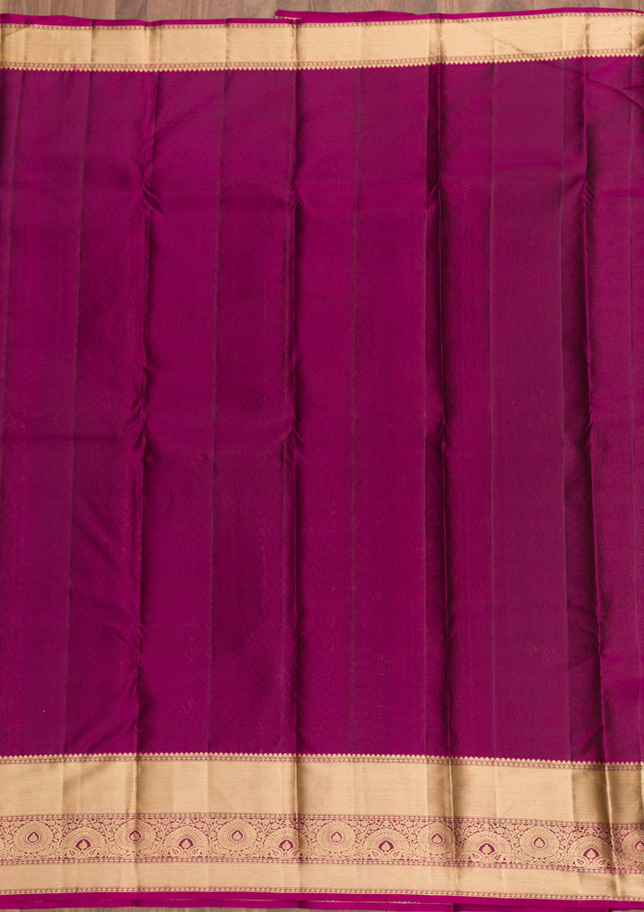 Brown Zariwork Pure Silk Saree