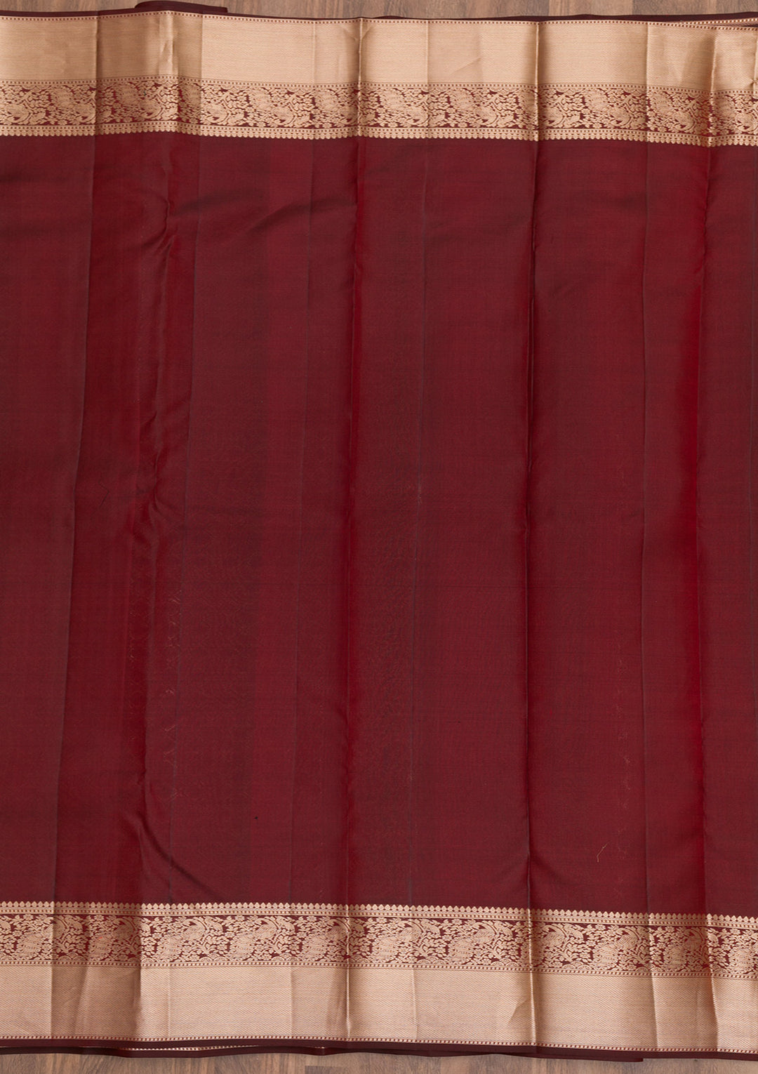 Brown Zariwork Pure Silk Saree