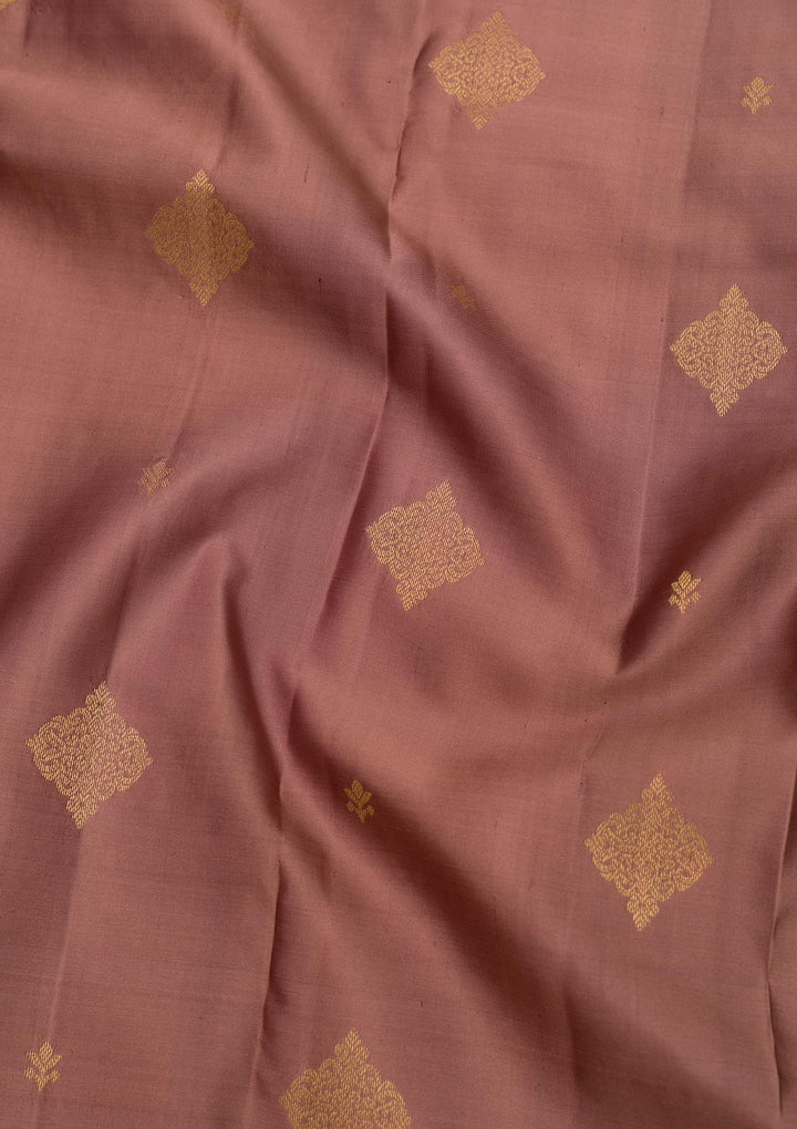 Brown Zariwork Pure Silk Saree