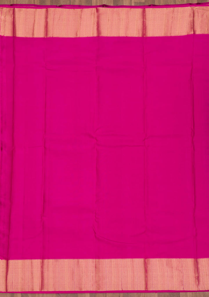 Brown Zariwork Pure Silk Saree