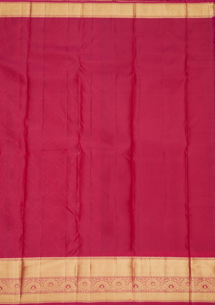 Brown Zariwork Pure Silk Saree