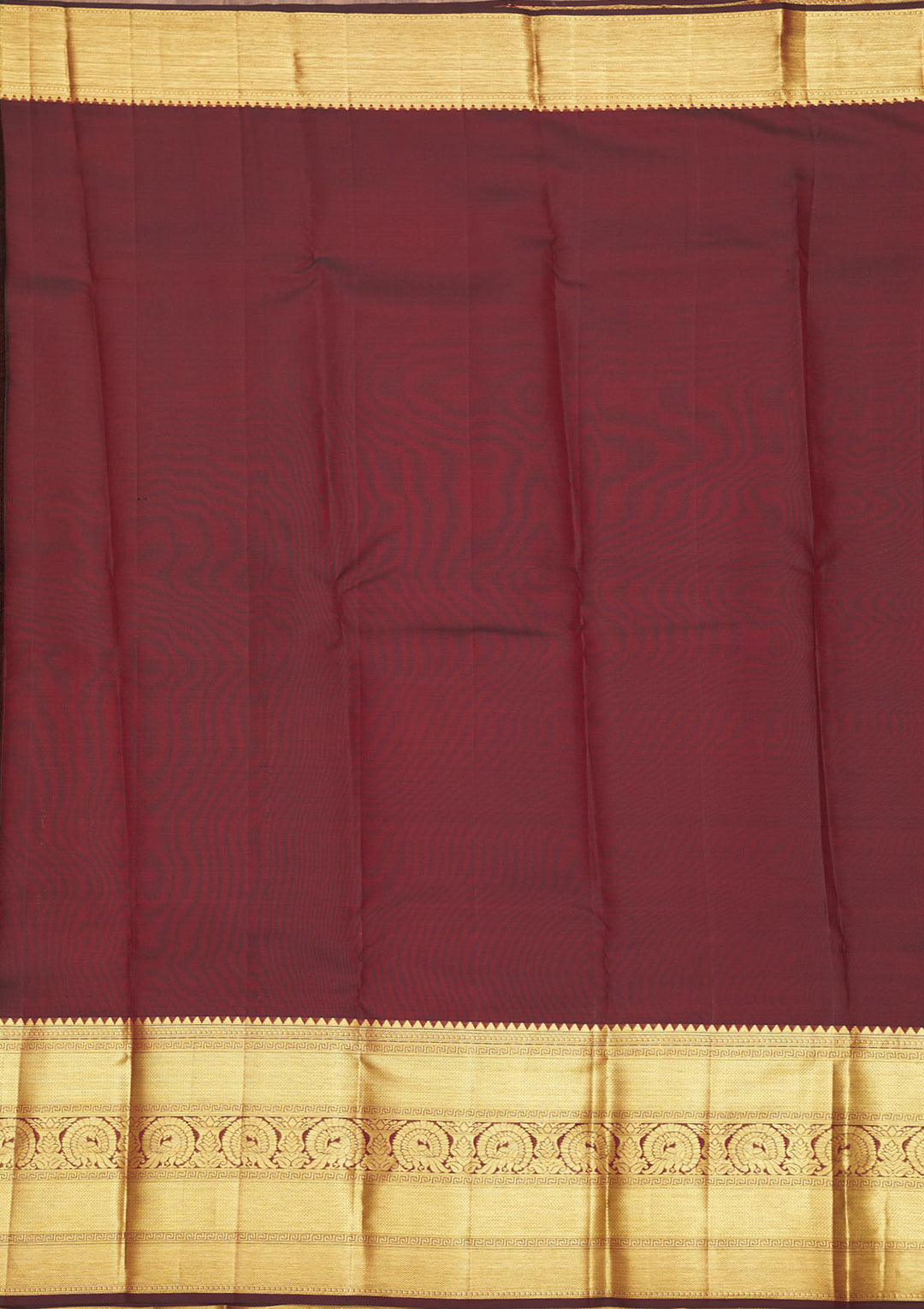 Brown Zariwork Pure Silk Saree