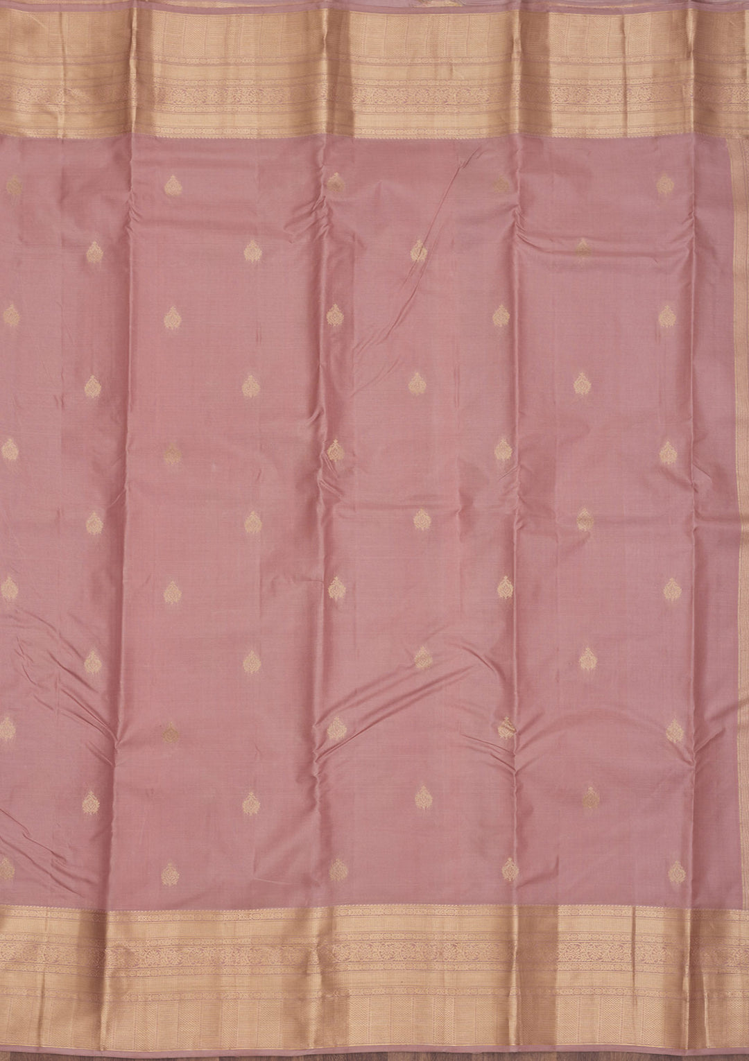 Copper Zariwork Pure Silk Saree