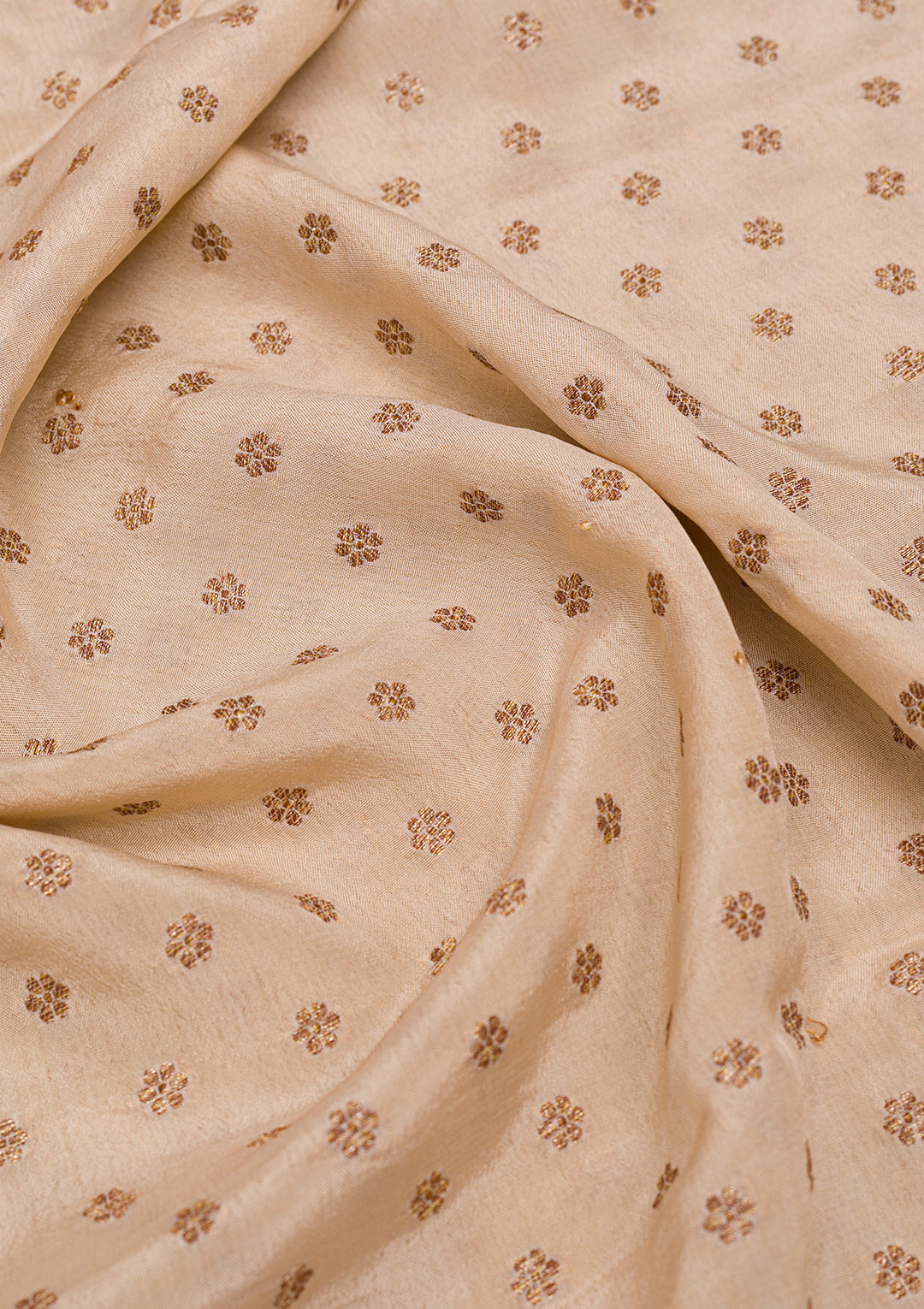 Cream Zariwork Banarasi Saree