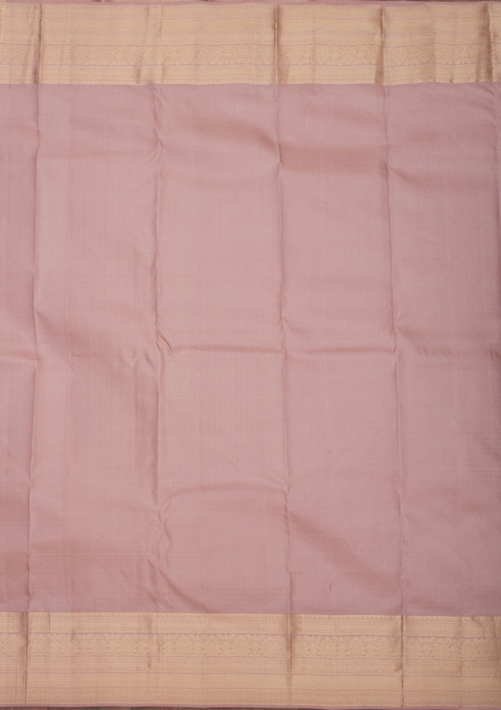 Cream Zariwork Pure Silk Saree