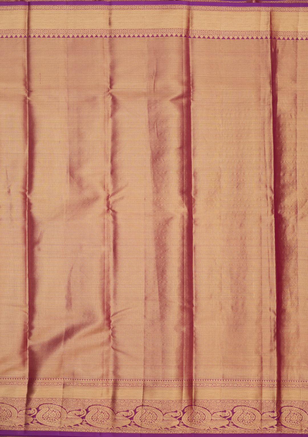 Cream Zariwork Pure Silk Saree