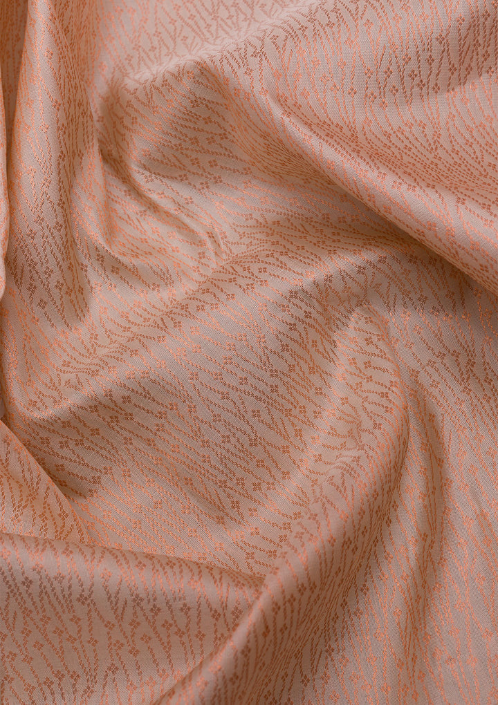Cream Zariwork Pure Silk Saree