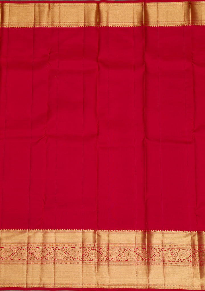 Cream Gold Zariwork Pure Silk Saree