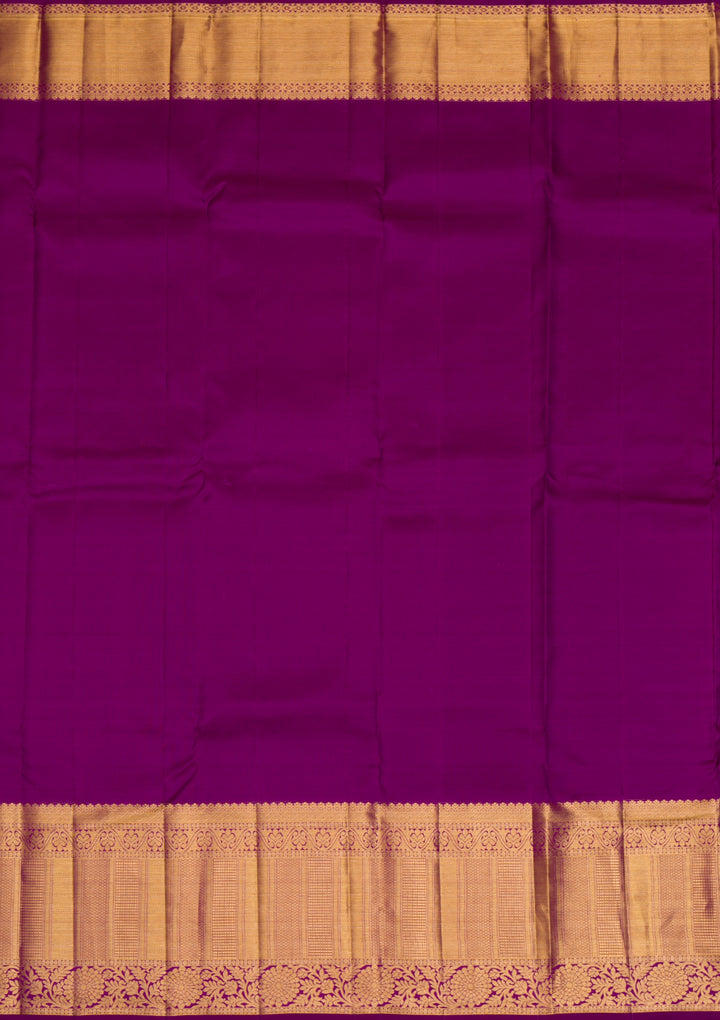 Cream Gold Zariwork Pure Silk Saree
