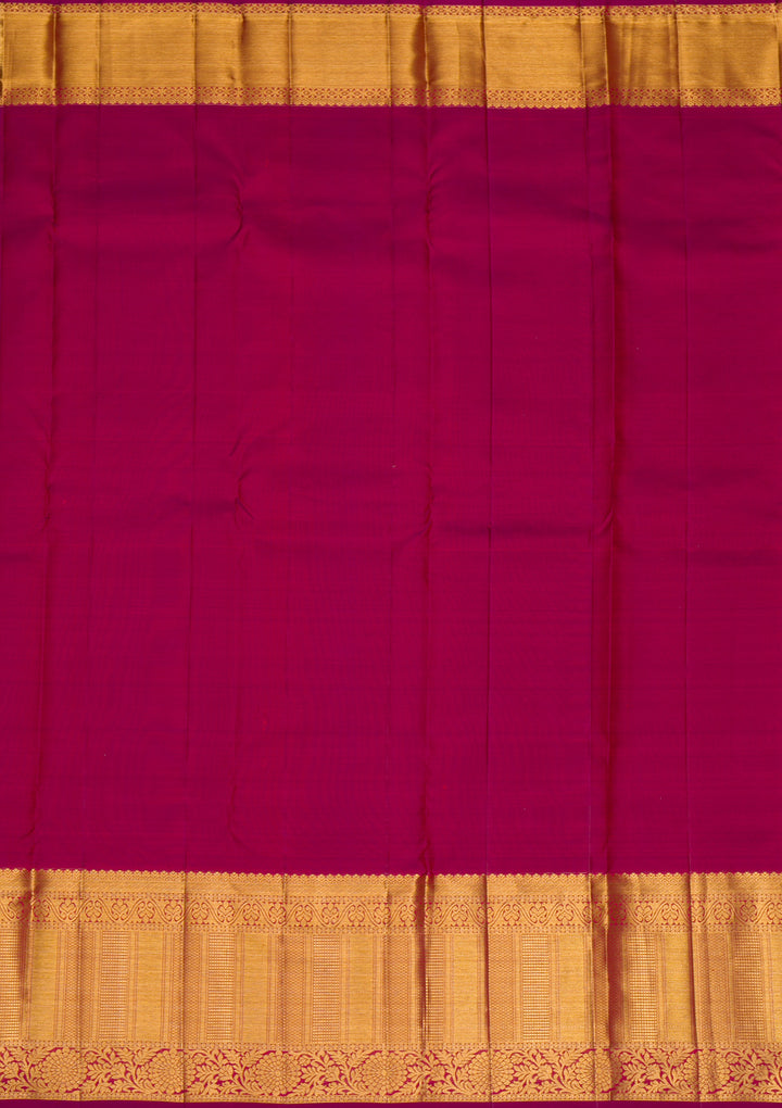Cream Gold Zariwork Pure Silk Saree